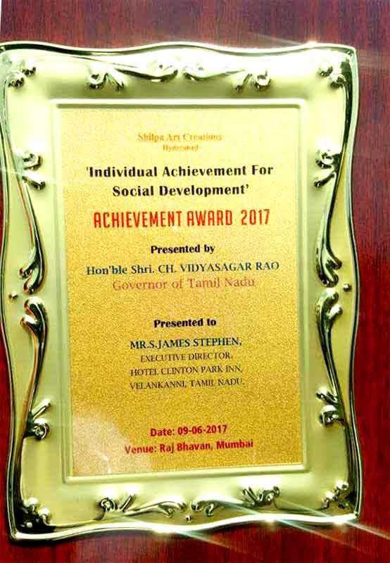 Individual Achievement Award-2017 for Scial Developement